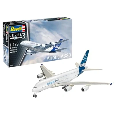 Imagen de Revell 03808 Airbus A380 Kit de modelo plástico sin construir/sin pintar a escala 1:288