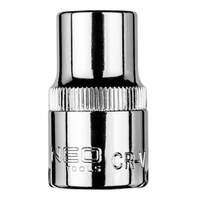 Imagen de NEO TOOLS 08 412 Piezas insertables de llave cubo 1/2 12 mm Acero cromo vanadio hexagonal