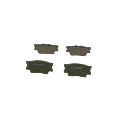 Imagen de BOSCH 0 986 494 154 Juego de pastillas freno Low Metallic Chapa antichirridos, con instrucciones montaje TOYOTA: RAV4 IV SUV, III SUV