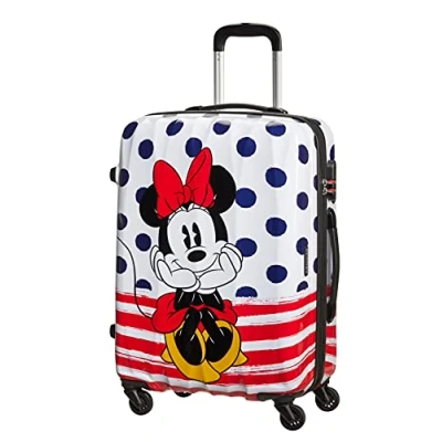 Imagen de American Tourister Disney Legends Trolley Trolley, Talla: Medium, Minnie blue dots