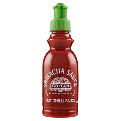 Imagen de Go Tan, Salsa Sriracha, Condimento de Chile Picante, 54 por ciento Rojo, Sabor 215 ml
