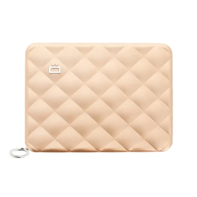 Imagen de Ögon Quilted Passport Holder Rose Gold