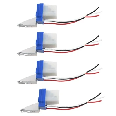 Imagen de Feriany 4X AC DC 12V 10A Lámpara Automática Interruptor Crepuscular Sensor de Luz