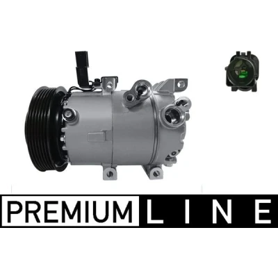 Imagen de MAHLE ORIGINAL ACP 656 000P Compresor de Aire Acondicionado 6VS14ic 12 PAG 46 SP A2 R 1234yf, 134 a