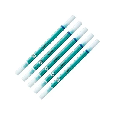 Imagen de LAMY ink x Juego de 5 borradores tinta plástico con punta borrado y corrección, solo para borrar azul real