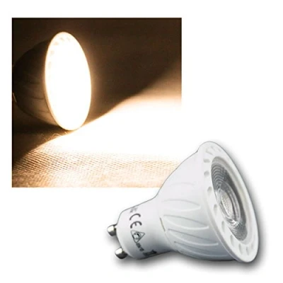 Imagen de Foco de luz LED GU10 &#039;&#039;H60 COB intensidad regulable&#039;&#039; Bombilla colour blanco cálido 540 lm