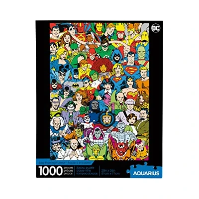 Imagen de AQUARIUS 65378 DC Comics Retro Cast 1000 Piece Jigsaw Puzzle