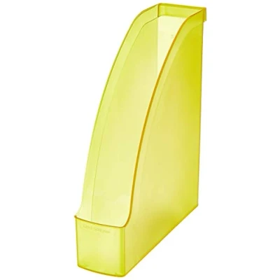Imagen de Leitz Archivador de pie A4, 6 unidades, para uso en formato vertical y horizontal, color amarillo, serie Plus, 24760010