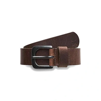 Imagen de G STAR Para Hombre Cinturón Zed, Marrón (dk brown/black metal D04169 3127 8127), 120