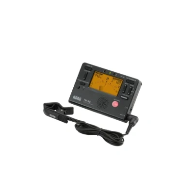 Imagen de Korg TM60 BK Sintonizador/metrónomo con micrófono de contacto