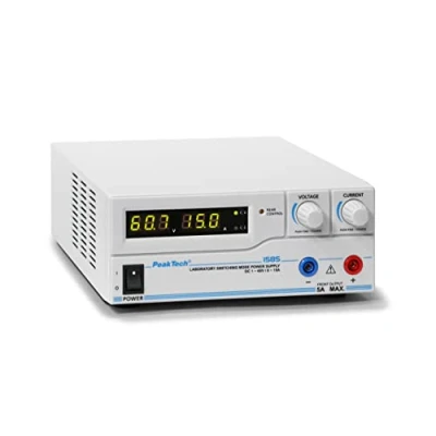 Imagen de PeakTech P 1585 DC Fuente de alimentación conmutada (1 60 V, 0 15 A, programable, con interfaz USB)