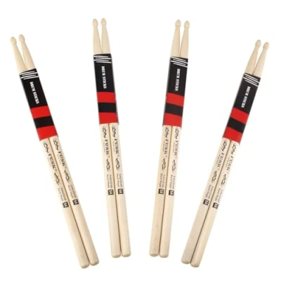 Imagen de Palos de tambor Rebound America Madera arce dura, recta y duradera, ideal para bateristas todos los niveles, utilizados batería, percusión práctica (5A 4 pares)