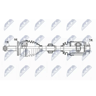 Imagen de Semi eje NTY NPW HY 575