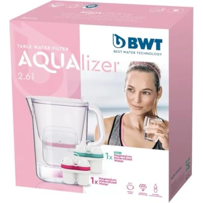 Imagen de BWT Jarra de filtro AQUAlizer con 1 magnesio y zinc incluido