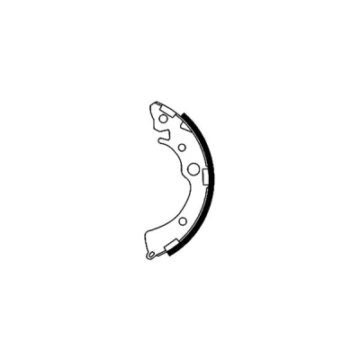 Imagen de TEXTAR 91048700 Zapatas de freno 180 31 sin palanca mano HONDA: Civic V Hatchback