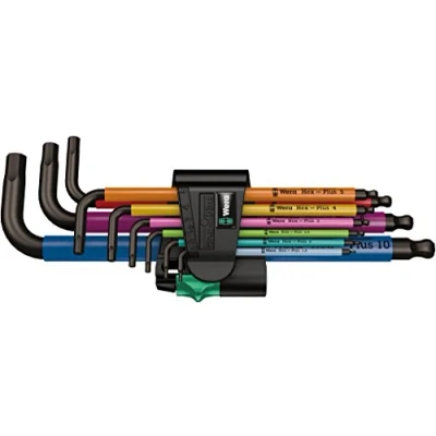 Imagen de 950 SPKL/9 SM N Multicolour Juego de llaves acodadas métricas, BlackLaser, 9 piezas