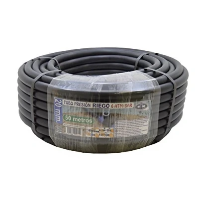 Imagen de S&amp;M 012419 Tubería de polietileno para riego, ø 20 mm x 6 atm 50 metros, color negro