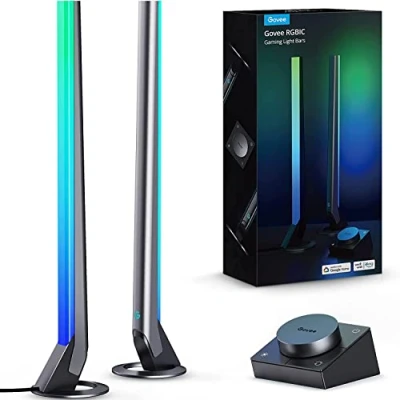 Imagen de Govee LED Lightbar, RGBICWW TV retroiluminación funciona con Alexa y Google Assistant, control de app regulable 16 millones colores para habitaciones, decoración gaming