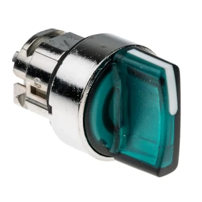 Imagen de Schneider Electric ZB4BK1533 Cabeza Selector, Selector Iluminado, 3 posiciones, Ø 22