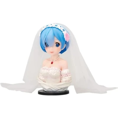 Imagen de Ichibansho Figure Re:Zero Starting Life in Another World Rem (versión de Boda) (Dreaming Future Story), Estatua Coleccionable Bandai Spirits