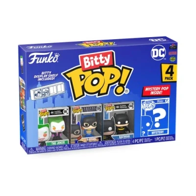 Imagen de Funko Bitty Pop! DC Batman, Batgirl, The Joker Y una Minifigura Misteriosa Sorpresa 0.9 Inch (2.2 Cm) Comics Coleccionable Repisa Apilable Incluida Idea de Regalo