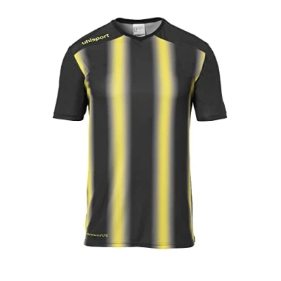 Imagen de Uhlsport Stripe 2.0 Trikot Kurzarm Camiseta, Hombre, Black/Lime Yellow, 116
