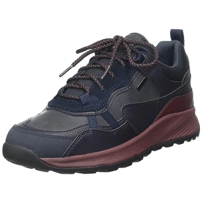 Imagen de Geox U Terrestre B ABX C, Zapatillas Hombre, Azul Marino Burdeos, 43 EU