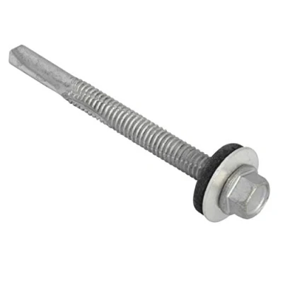 Imagen de TechFast Elementech Tornillos resistentes de chapa a acero para techos 5,5 x 60 mm Bolsa 50