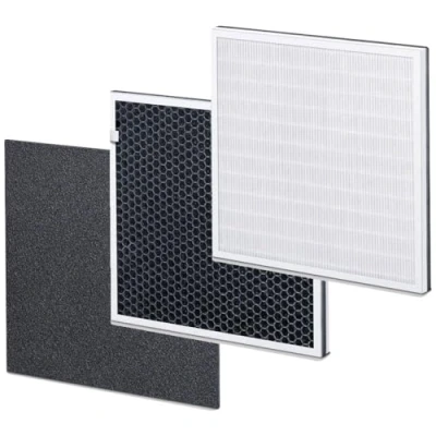 Imagen de Beurer 693.02 Set Filtro Hepa para Purificador de Aire, Modelo Lr 300/310, Pre Filtro, Carbón Activo, 13