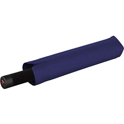 Imagen de Knirps Paraguas de bolsillo U.090 Ultra Light XXL Manual Compact, azul marino, 128 cm, Moderno y funcional