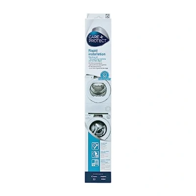 Imagen de CARE+PROTECT Kit de apilamiento estándar para lavadoras y secadoras, apto con profundidades 47 a 62 cm