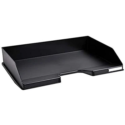 Imagen de Exacompta Ecoblack Bandeja de correo apaisada, color negro