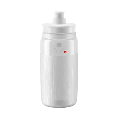 Imagen de ELITE Fly MTB Transparente, Logo Gris, 550 ml Botella de, Unisex Adulto, Claro