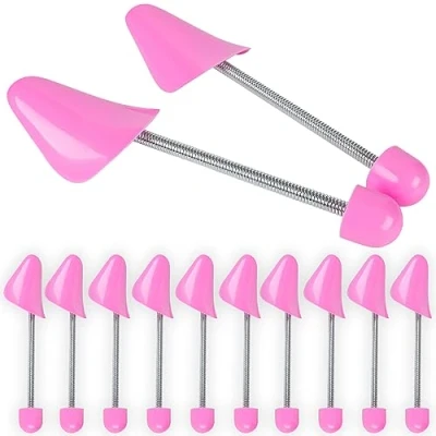 Imagen de welsberg 5 pares Mujer Horma Zapatos la talla EU 35 38, Hombre Hormas de Plástico, Justable Longitud, rosa