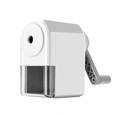 Imagen de ZMREN Sacapuntas manual, de Escritorio, Afilador Lápices Portátil para Estudiantes Niños (6.9 8 mm)