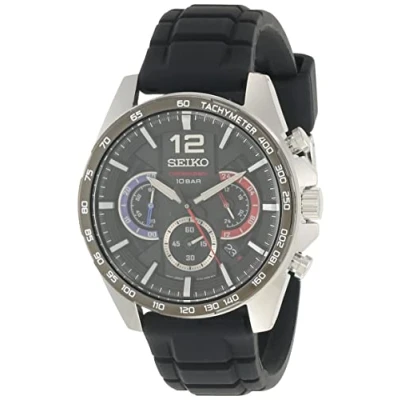 Imagen de Seiko Reloj Analógico para Hombre de Cuarzo con Correa en Silicona SSB347P1