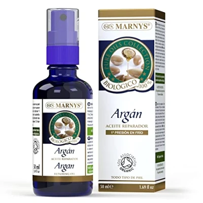 Imagen de Marnys Argan Aceite Reparador Biológico 100% Pure Oils Collection, 50 Ml