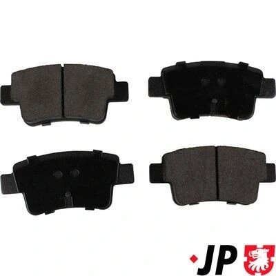 Imagen de JP GROUP 1263701010 Juego de pastillas freno Eje trasero no preparado para indicador desgaste OPEL: Corsa D Hatchback, С Furgón