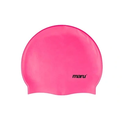 Imagen de Maru A1465 Gorro de Natacion, Adultos Unisex, Pink, Un tamaño
