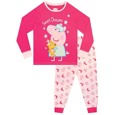 Imagen de Peppa Pig Pijamas Pijama Niña Manga Larga Algodón para Ninos 6 7 Años