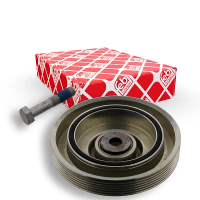 Imagen de febi BILSTEIN 33809 Polea de Cigüeñal 6PK 153 5 con tornillo Plus CITROËN: Xsara Hatchback, Berlingo / First I