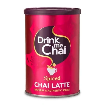 Imagen de Drink Me Chai Spiced Latte 250g (Paquete de 1) Solo se Agrega Agua Té en Polvo (16 porciones)