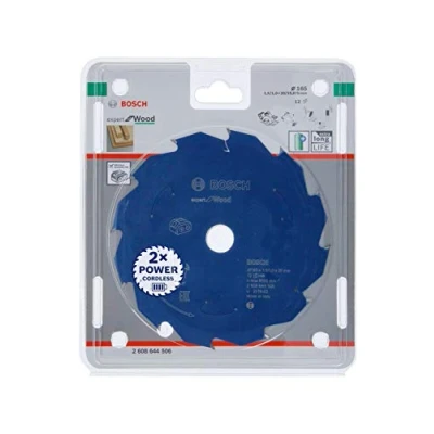 Imagen de Bosch Professional Disco de sierra circular Expert for Wood (madera, 165 x 20 1,5 mm, 12 dientes, accesorio sin cable)