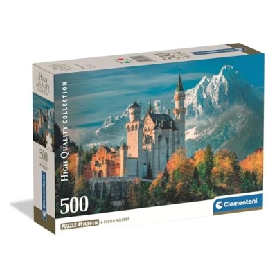 Imagen de Puzzle clementoni 500 neuschwanstein castle