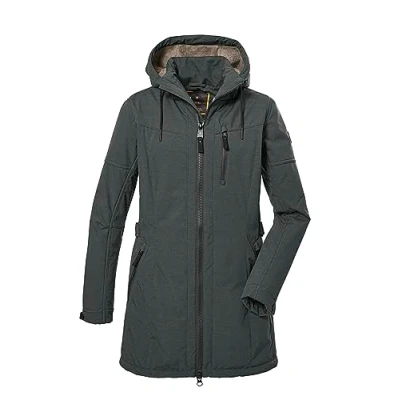 Imagen de G.I.G.A. DX mujer Parka softshell con capucha cremallera GW 46 WMN SFTSHLL PRK, dark tealgreen, 40, 40898 000