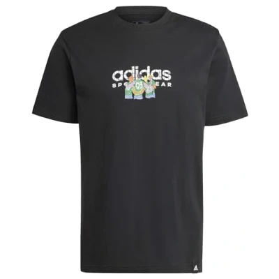 Imagen de adidas Hombre Codes Linear Graphic tee, Black, S