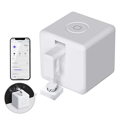 Imagen de MOES Fingerbot Plus Smart Switch Botón de palanca inteligente actualizado con control táctil, compatible Tuya/Smart Life APP, Alexa/Google Home y Temporizador requiere BLE HUB