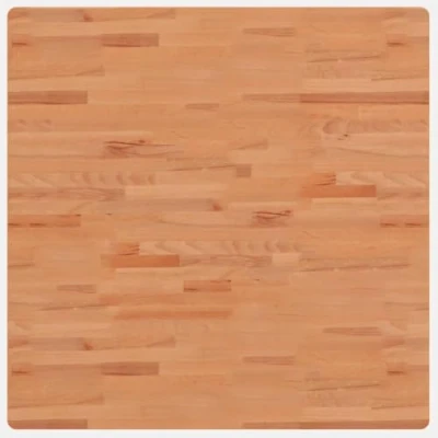 Imagen de vidaXL Tablero de Mesa Cuadrado Madera Maciza Haya 90x90x2,5 cm