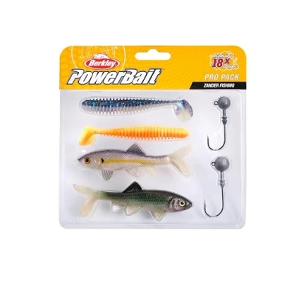 Imagen de Berkley Pro Pack Zander, Kits de señuelos, señuelos Pesca Depredadores para lucioperca, Colores Mezclados,