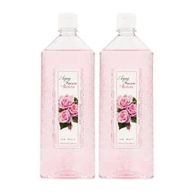 Imagen de AGUA FRESCA de RUY Rosas, Perfume Unisex, Pack 2 x 750 ml, Colonia Hombre y Mujer, Eau Toilette Masculina Femenina, Aroma Cítrico Floral, Fragancia Suave Larga Duración